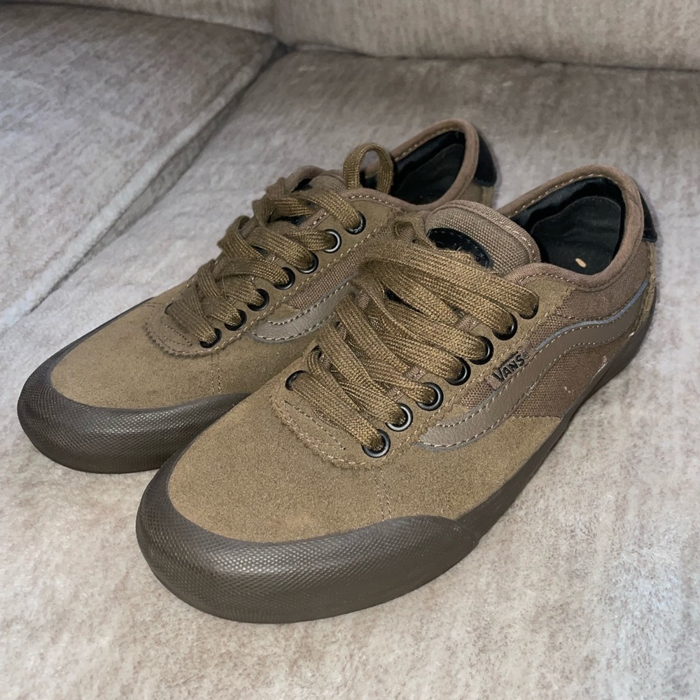 Brownish Green Vans